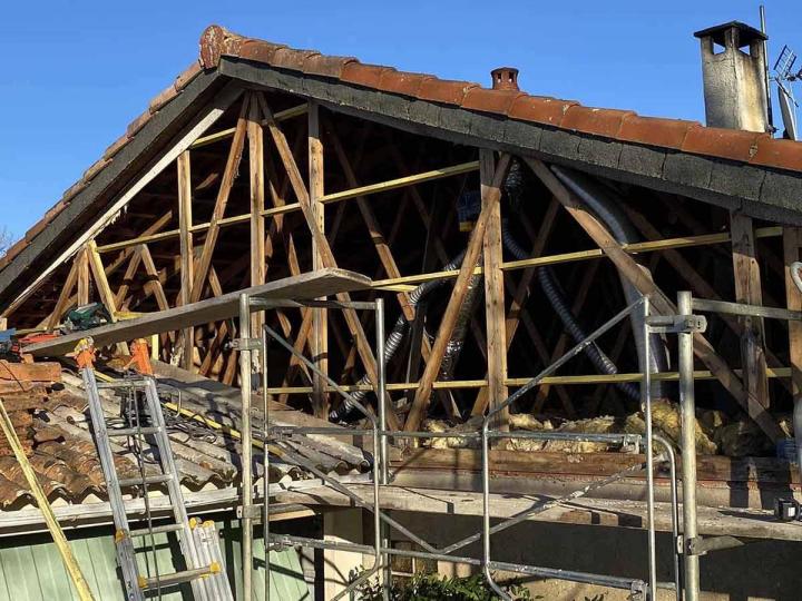 Extension ossature bois Montesquieu-Volvestre 